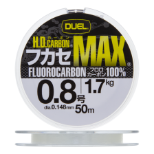 Флюорокарбон Duel H.D. Carbon Max Fluorocarbon 100% #0,8 0,148мм 50м (clear)