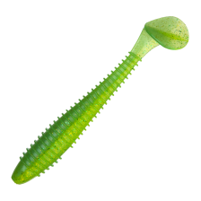 Приманка силиконовая Keitech Swing Impact Fat 5,8" #424 Lime Chartreuse