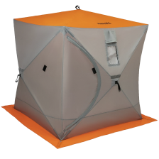 Палатка зимняя Helios Куб 1,8х1,8 Orange Lumi/Gray