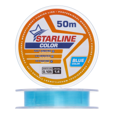 Леска монофильная IAM Starline 0,105мм 50м (blue)