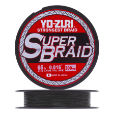 Шнур плетеный Yo-Zuri PE Superbraid 65Lb 0,41мм 270м (dark green)