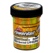 Паста форелевая Berkley PowerBait Natural Glitter Trout Bait 50гр Garlic #Rainbow