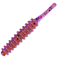 Приманка силиконовая Attack Air Worm XUL 0,8" #RS-037 Pink Lox Red Black Flk