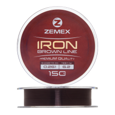 Леска монофильная Zemex Iron 0,261мм 150м (brown)