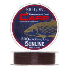 Леска монофильная Sunline Siglon Carp #3,5 0,330мм 300м (brown)