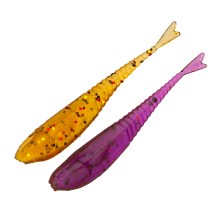 Приманка силиконовая Crazy Fish Glider 1,2" кальмар #12/32 Ultraviolet/Dark Beer