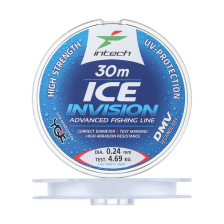 Леска монофильная Intech Invision Ice Line 0,24мм 30м (clear)