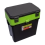 Ящик зимний Helios FishBox двухсекционный 19л зеленый