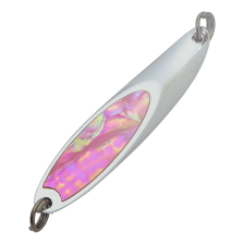 Блесна колеблющаяся Boggy Urizun Spoon Abalone 10гр #Pink/Silver