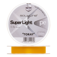 Шнур плетеный Toray Super Light PE #0,3 150м (orange)