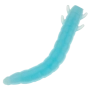 Приманка силиконовая Soorex Pro King Worm 55мм Cheese #212 Blue glow