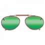 Поляризационная накладка Flying Fisherman Clip-On SpringLock 7510/Small Teardrop Amber-Green Mirror
