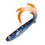 Приманка силиконовая Strike Pro Flatnose Dragon 270мм #Blue Searcher