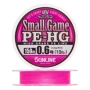 Шнур плетеный Sunline Small Game PE-HG X4 #0,6 0,128мм 150м (pink)