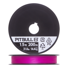 Шнур плетеный Shimano Pitbull 8+ #1,5 0,205мм 200м (tracer pink)