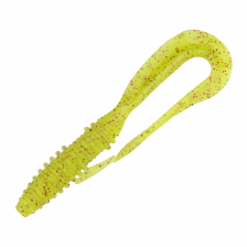 Приманка силиконовая Keitech Mad Wag 7" #PAL01 Chartreuse Red Flake