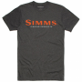 Футболка Simms Logo T-Shirt XL Charcoal Heather