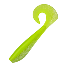 Приманка силиконовая Narval Curly Swimmer 12см #004-Lime Chartreuse