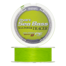 Шнур плетеный Varivas Avani Sea Bass Max Power Tracer PE X8 #1,0 0,165мм 150м (green)