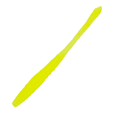 Приманка силиконовая Libra Lures Dying Worm 70мм #006 Hot Yellow