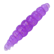 Приманка силиконовая Libra Lures Larva 30мм Cheese #020 Purple With Glitter