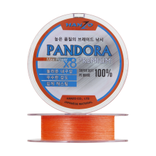 Шнур плетеный Hanzo Pandora Premium X8 #1,2 0,185мм 150м (orange)