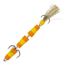 Мандула XXL Fish Флажок Модель № 137 Судаковая #Оранжево-Жёлтая