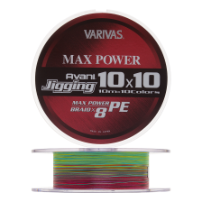 Шнур плетеный Varivas Avani Jigging 10×10 Max Power PE X8 #1,0 0,165мм 300м (multicolor)