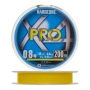 Шнур плетеный Duel Hardcore PE X4 Pro #0,8 0,15мм 200м (yellow)