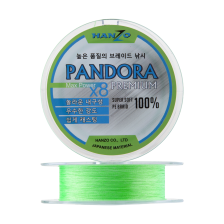 Шнур плетеный Hanzo Pandora Premium X8 #1,5 0,205мм 150м (flash green)