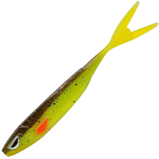 Приманка силиконовая Berkley Sick Vamper 22см #Brown Chartreuse