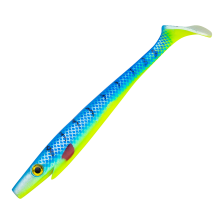 Приманка силиконовая Strike Pro Pig Shad 230мм #Yellow-Blue