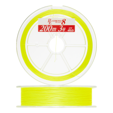 Шнур плетеный Yamatoyo Super PE Strong Braided X8 #3,0 0,285мм 200м (flash lemon)