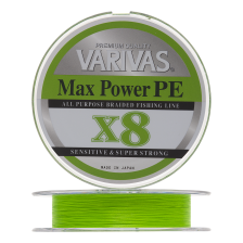 Шнур плетеный Varivas Max Power PE X8 #2 0,235мм 150м (lime green)