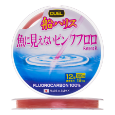 Флюорокарбон Duel Pink Fluorocarbon Fish Cannot See #12,0 0,570мм 100м (stealthpink)