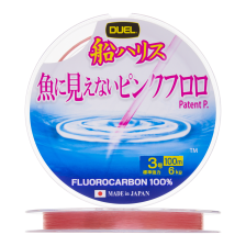 Флюорокарбон Duel Pink Fluorocarbon Fish Cannot See #3,0 0,285мм 100м (stealthpink)