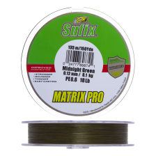 Шнур плетеный Sufix Matrix Pro 0,12мм 135м (midnight green)