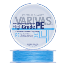 Шнур плетеный Varivas High Grade PE X4 #2 0,235мм 150м (water blue)
