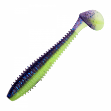 Приманка силиконовая Keitech Swing Impact Fat 5,8" #PAL06 Violet Lime Belly