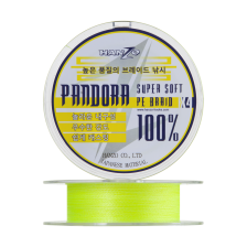 Шнур плетеный Hanzo Pandora X4 #2,0 0,24мм 125м (yellow)