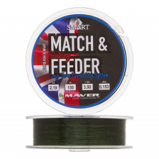 Леска монофильная Maver Match&Feeder Sinking 0,153мм 150м (dark green)