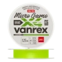 Шнур плетеный Lucky John Vanrex Micro Game Х4 Braid #0,15 0,06мм 125м (fluo green)