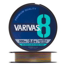 Шнур плетеный Varivas X8 Marking #0,6 0,128мм 300м (multicolor)