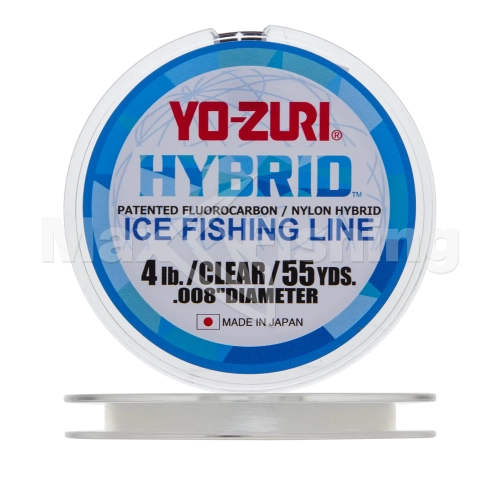 Леска монофильная Yo-Zuri Hybrid Ice 0,203мм 50м (clear)