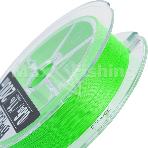 Шнур плетеный Kureha Seaguar R-18 Kanzen Seabass PE X8 #0,6 0,128мм 200м (flash green) - 2 рис.