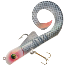 Приманка силиконовая Musky Innovations Custom Spring Bull Dawgs Ultra Flash #Bleeding Albino Carp 2022