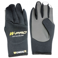 Перчатки рыболовные Wonder W-PRO WG-FGL012 M черный