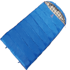 Спальный мешок BTrace Mega правый серый/синий