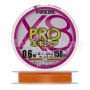 Шнур плетеный Duel Hardcore PE X8 Pro #0,6 0,13мм 150м (orange)