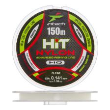 Леска монофильная Intech Hit Nylon 0,141мм 150м (clear)